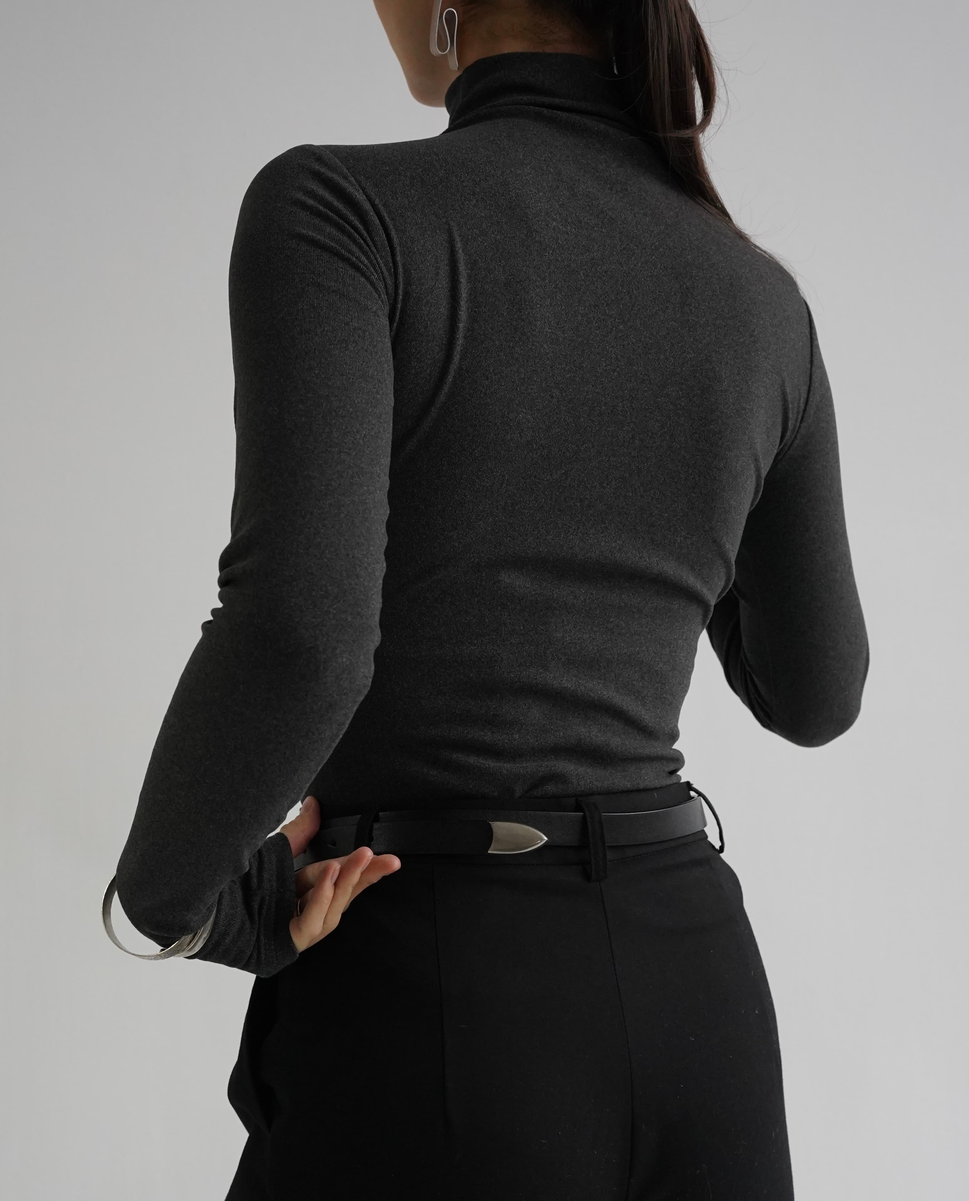 Maletă cu talia accentuată- Gri Anthracite image