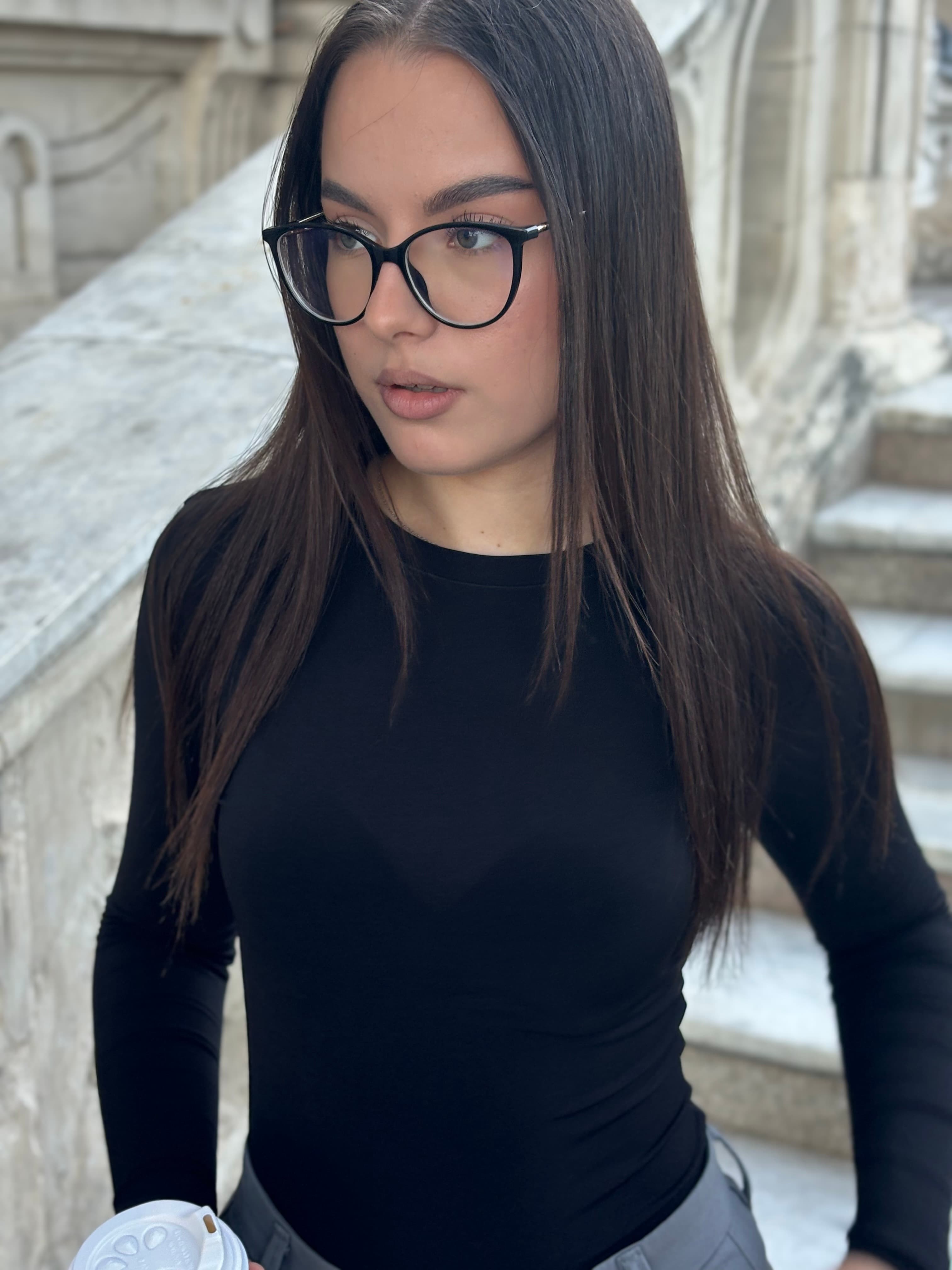 Maleta cu talia accentuata-Negru image