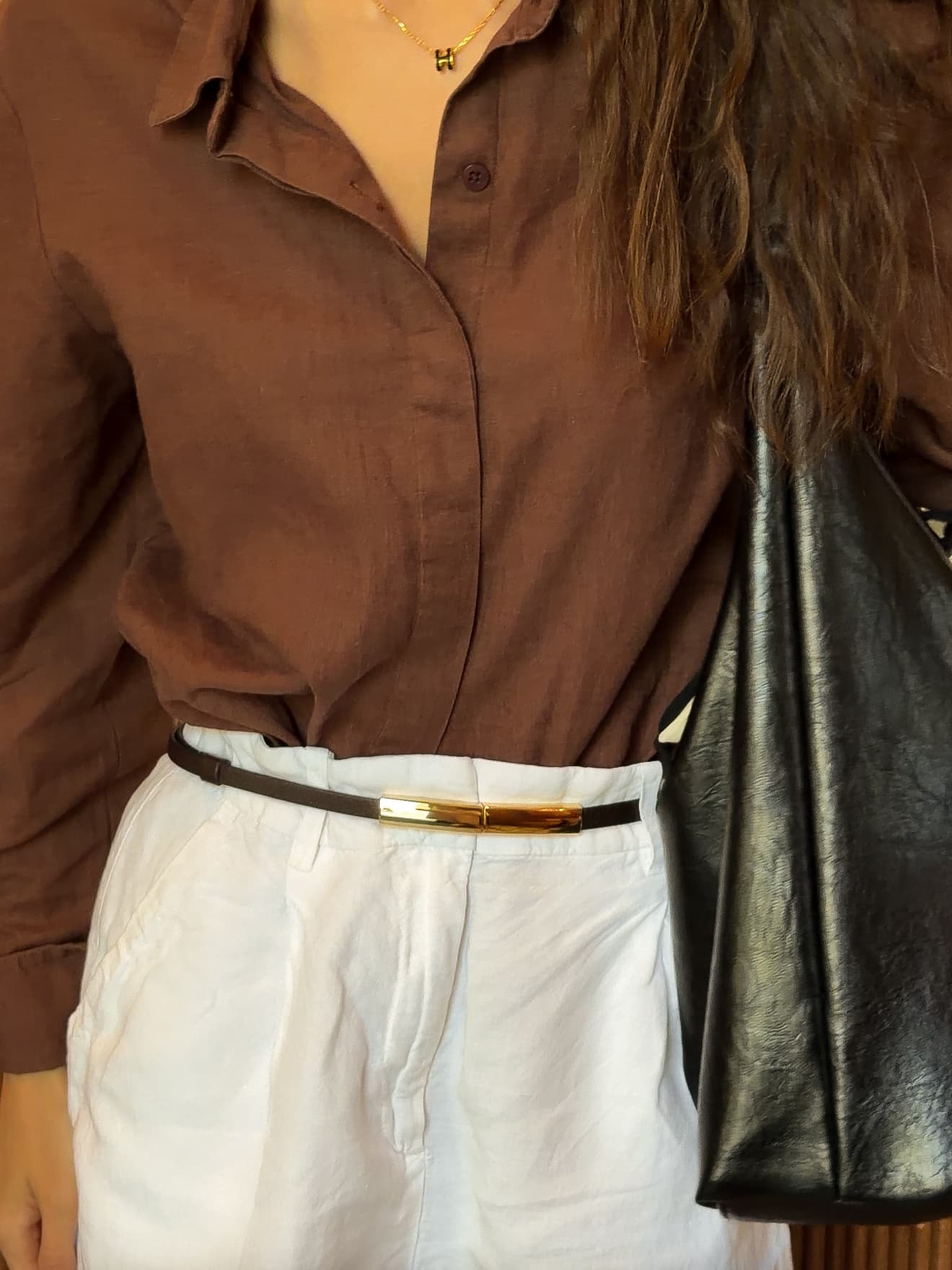 AURAE Belt- Umber Brown image