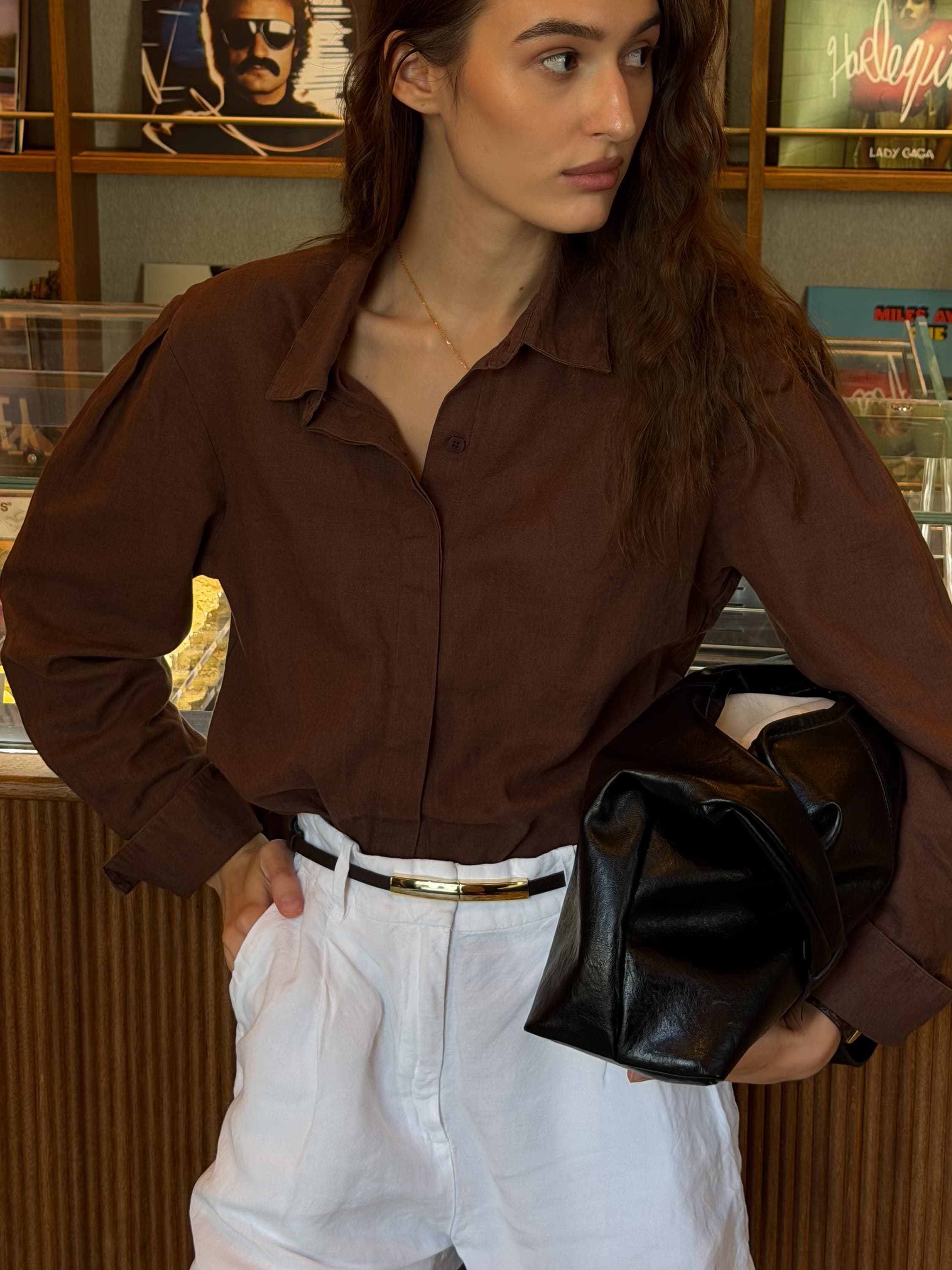 AURAE Belt- Umber Brown image